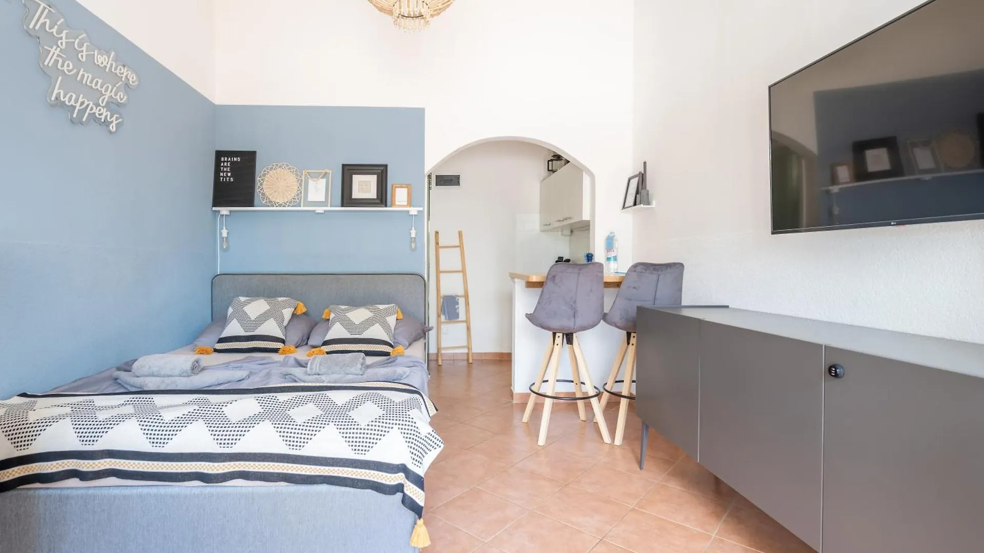 App Akumal-25M Zum Meer, Privatparkplatz, 50 Zoll Smart Tv, Sat Medulin Apartment